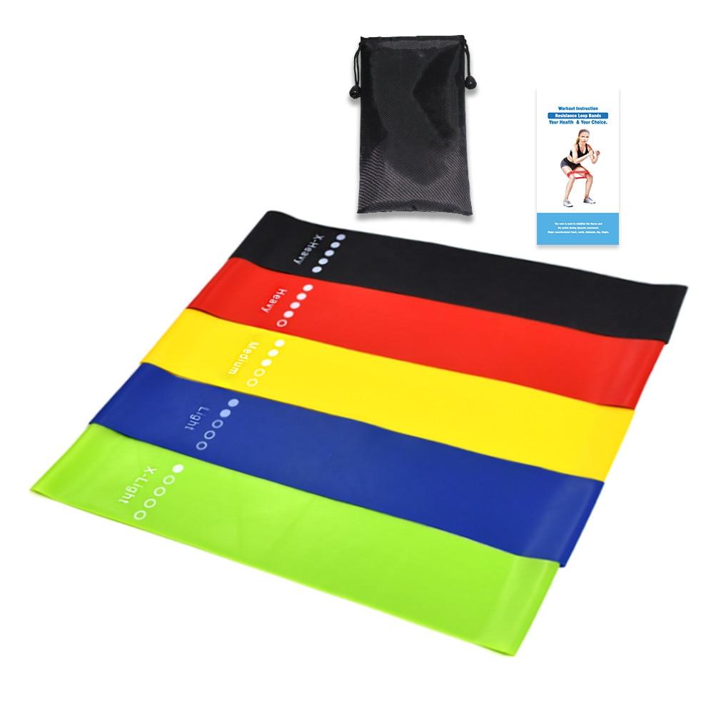5 Pack Resistance Bands - FIT Best Sellers