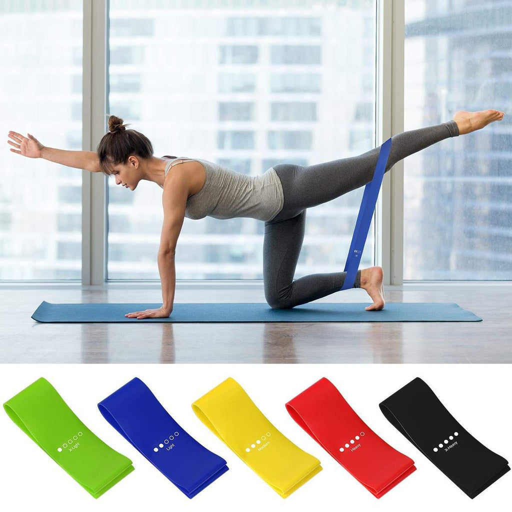 5 Pack Resistance Bands - FIT Best Sellers