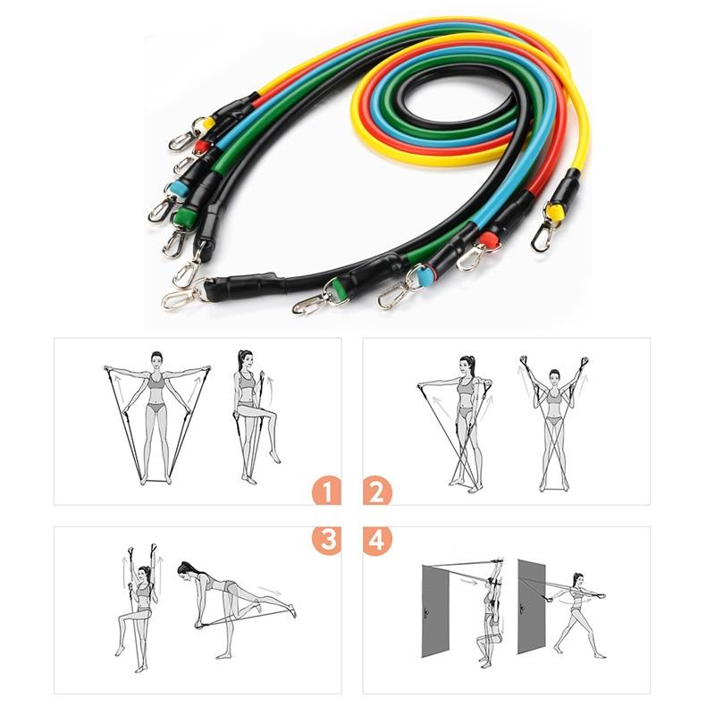 11 Pack Resistance Bands Set - FIT Best Sellers