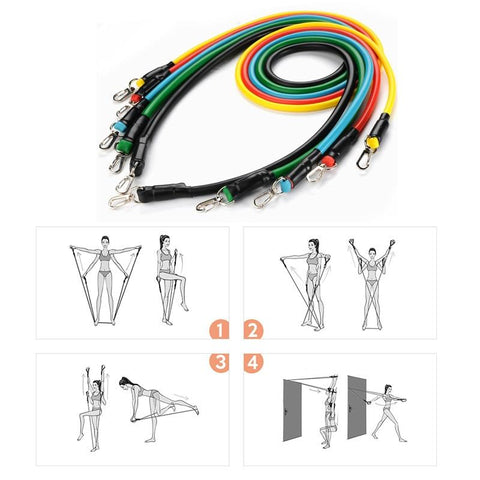 Image of 11 Pack Resistance Bands Set - FIT Best Sellers