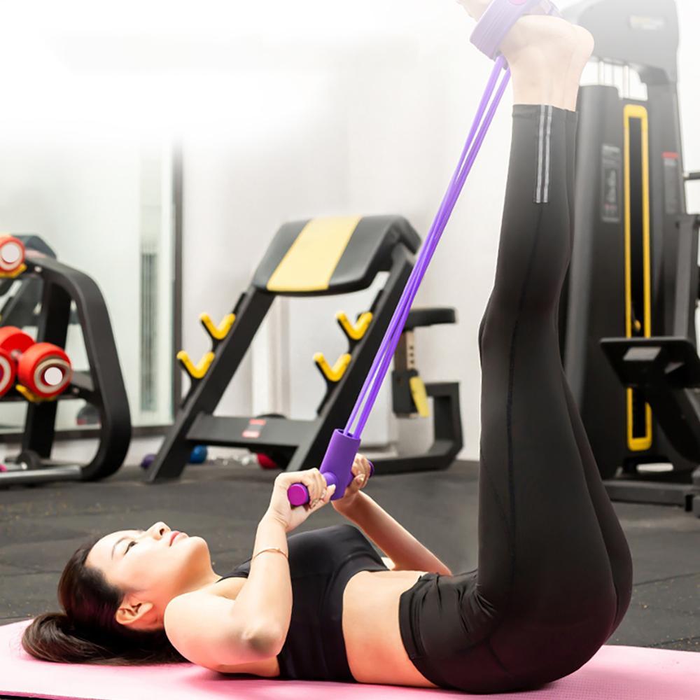4 Resistance Elastic Pull Ropes Exerciser - FIT Best Sellers